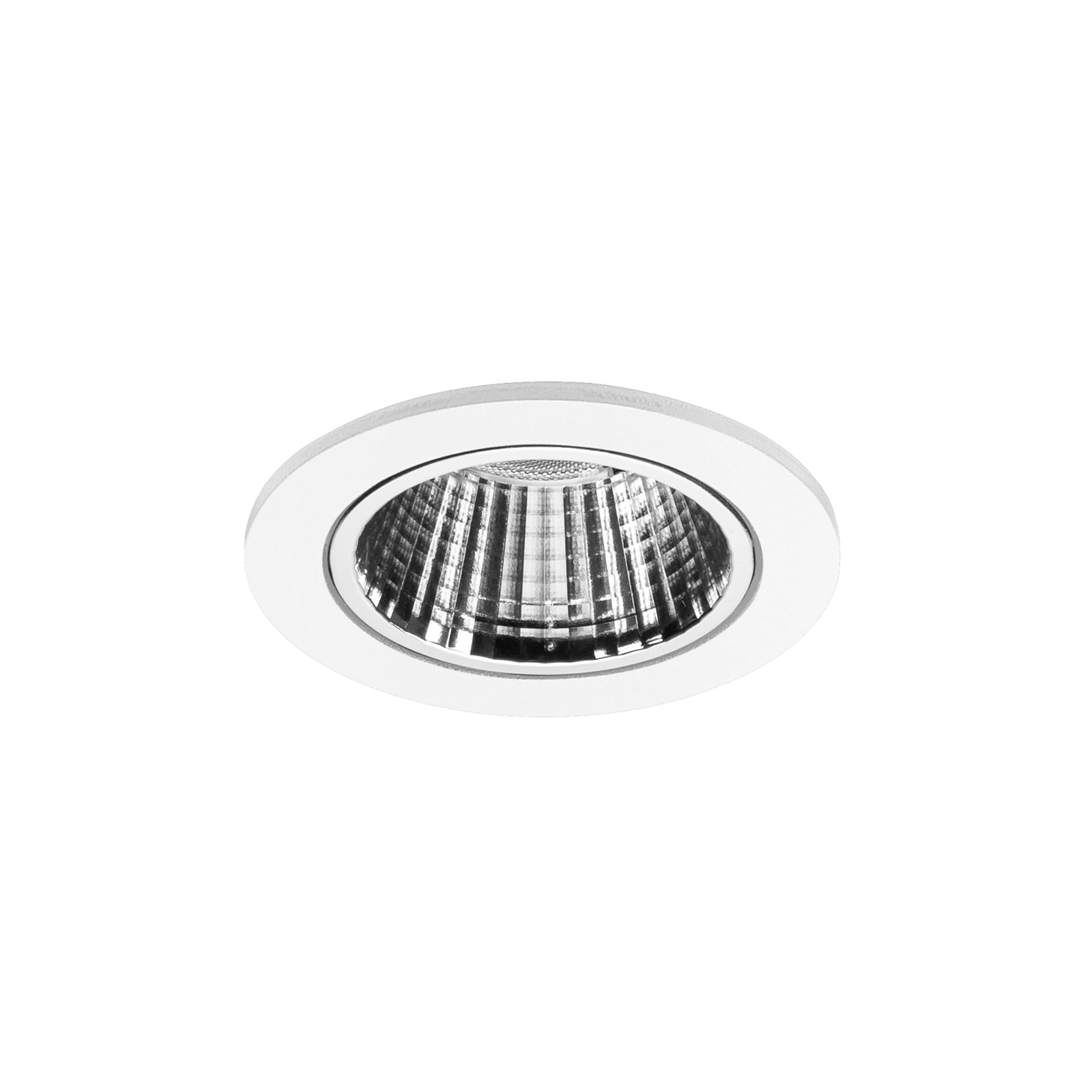 LED innbyggingsspot Apollo Micro rund 7W 4000K hvit forfra