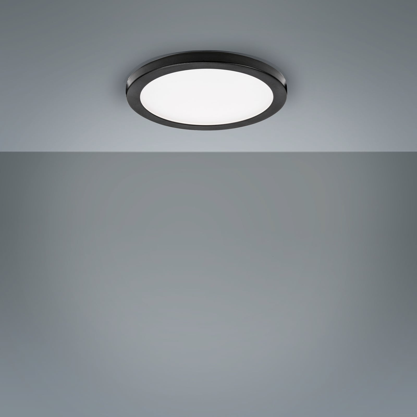 Bakside av LED innbyggingsspot Aqua Plano svart IP44 GX53 8W