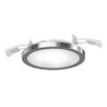 LED innbyggingsspot Aqua Pur Ø11,2 cm sølv IP44 for våtrom