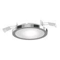 LED innbyggingsspot Aqua Pur krom Ø11,2 cm IP44 GX53 montert i tak