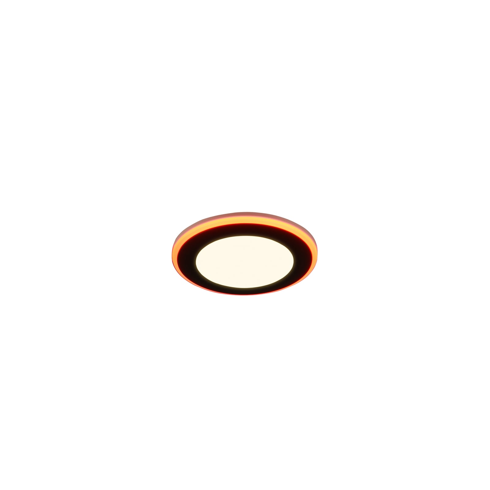 LED innbyggingsspot Argus RGBW dimbar Ø8 cm svart bakside