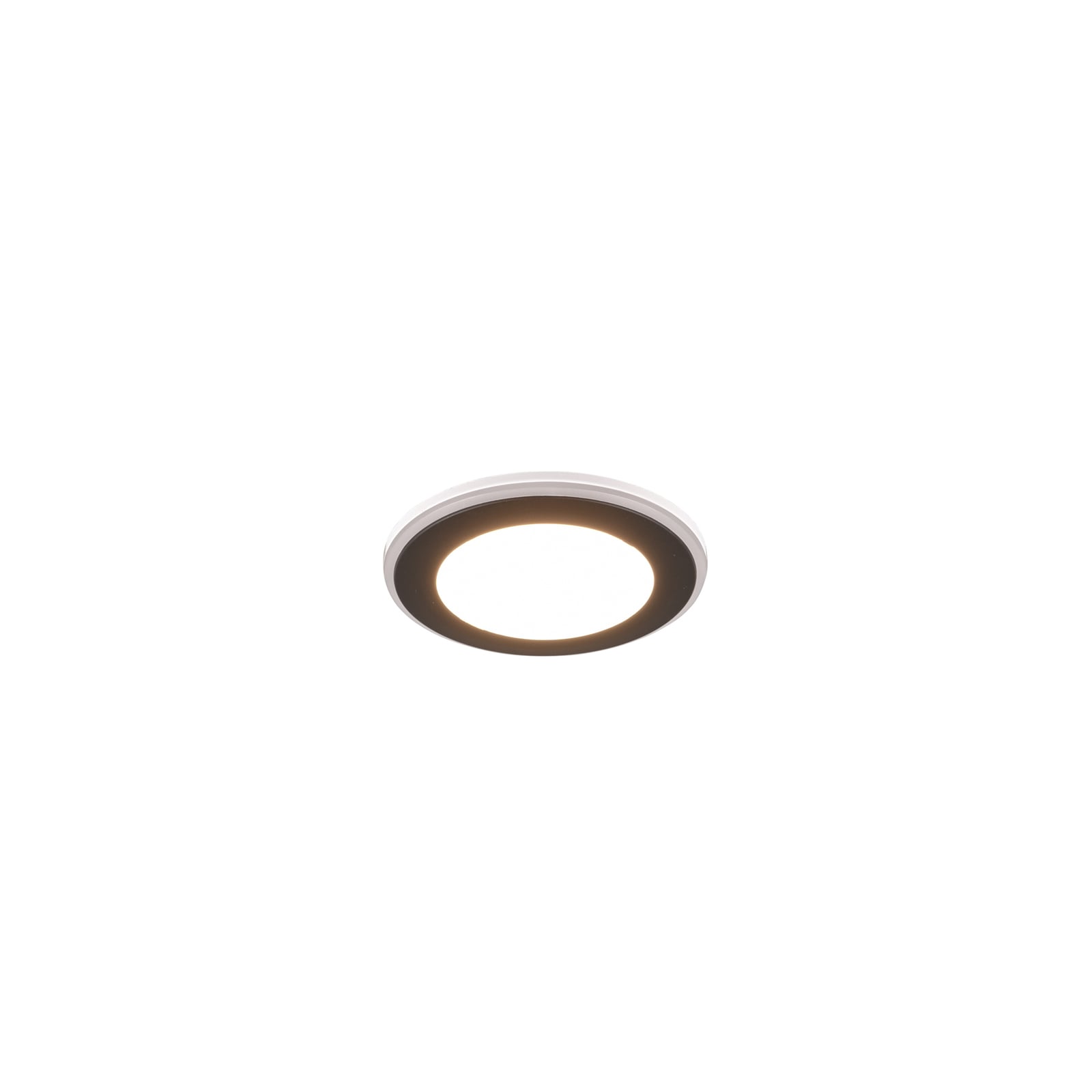 Detalj av LED innbyggingsspot Argus RGBW dimbar Ø8 cm svart