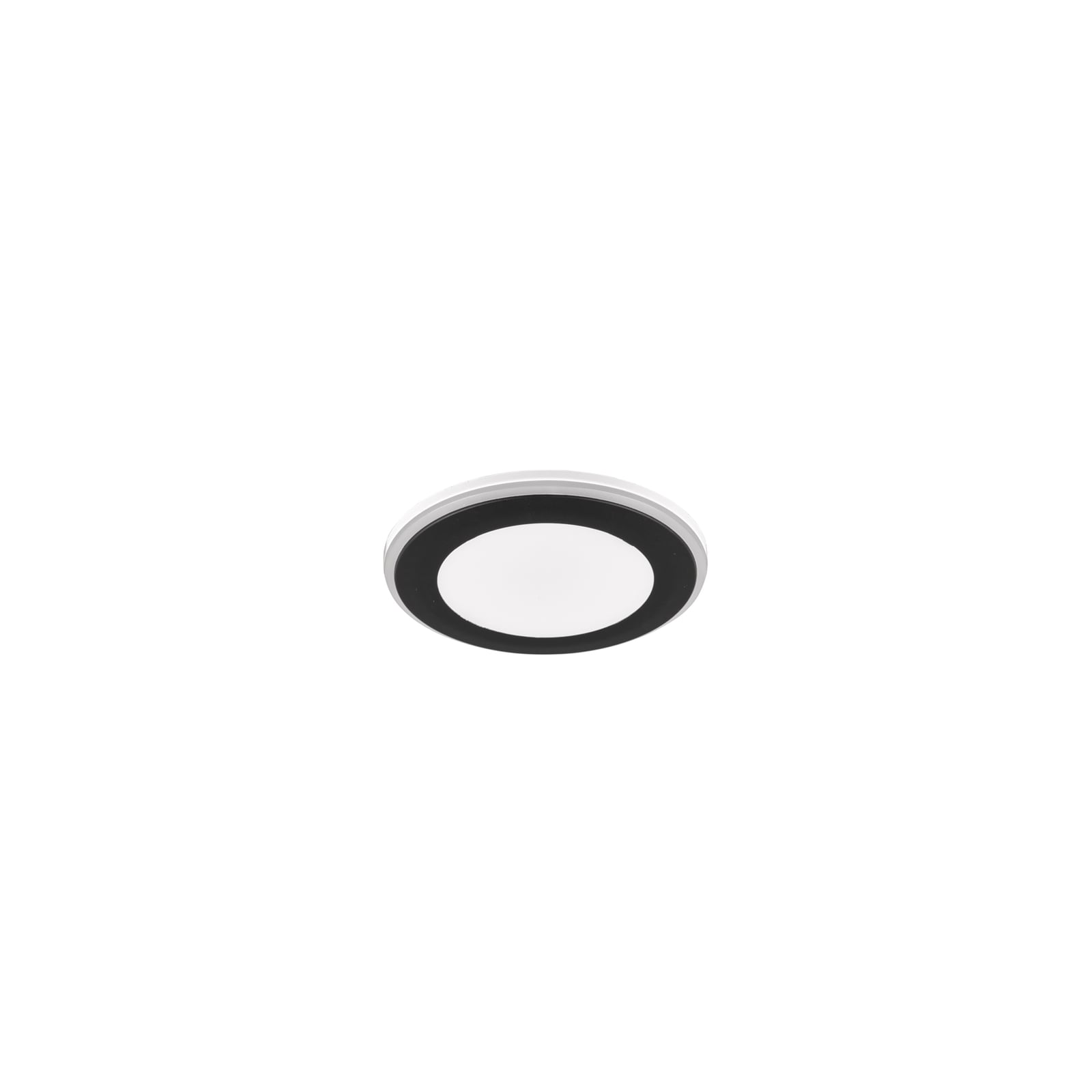 Montert LED innbyggingsspot Argus RGBW dimbar Ø8 cm svart i tak