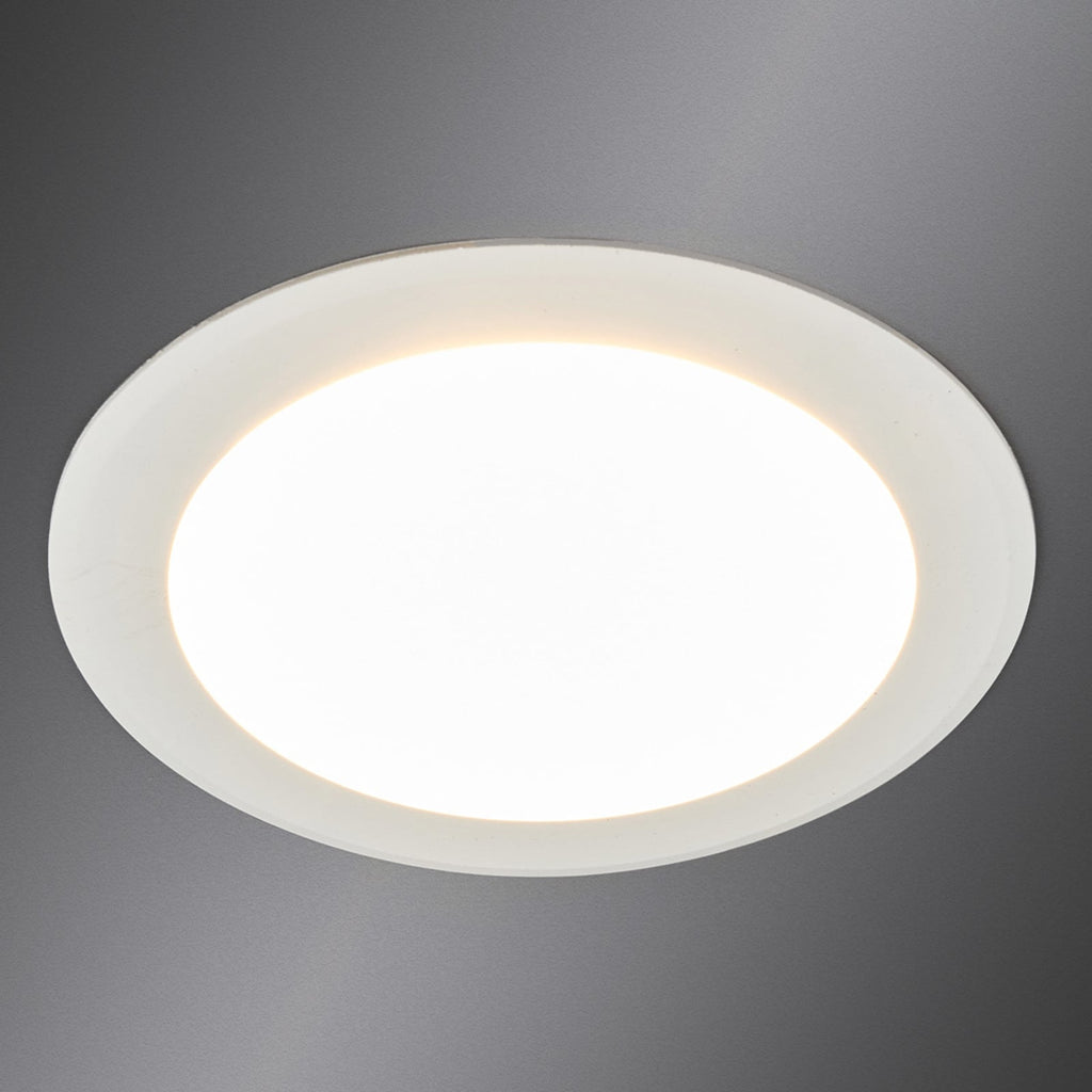 LED innbyggingsspot Arian hvit forfra