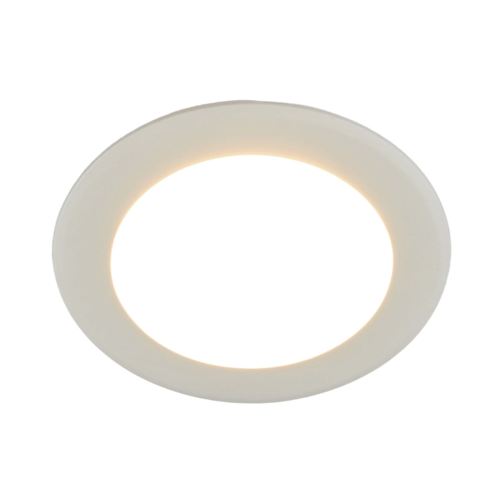 Detalj av LED innbyggingsspot Arian rund hvit Ø9,2 cm