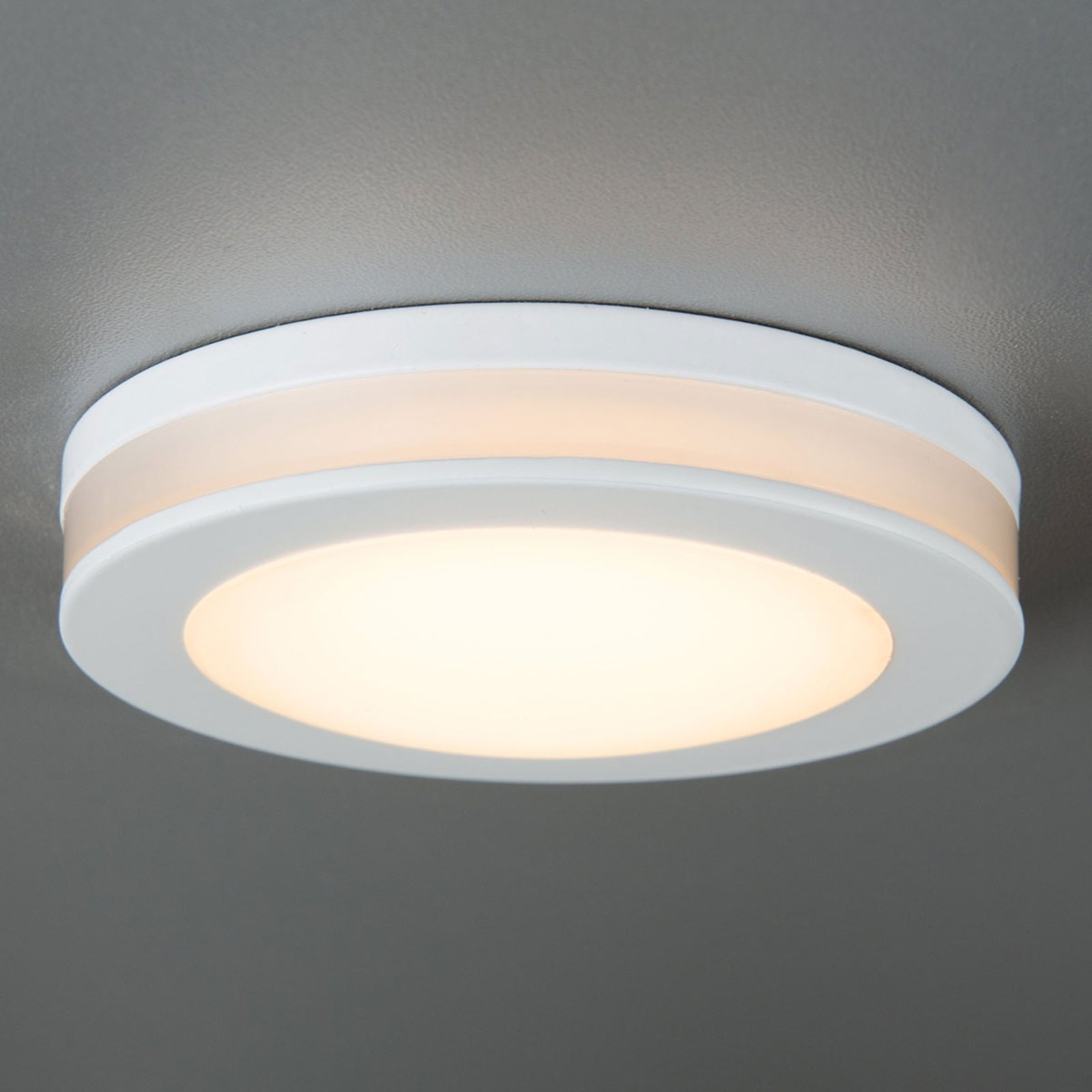 LED innbyggingsspot Artemis hvit Ø10 cm 10W IP44 forfra
