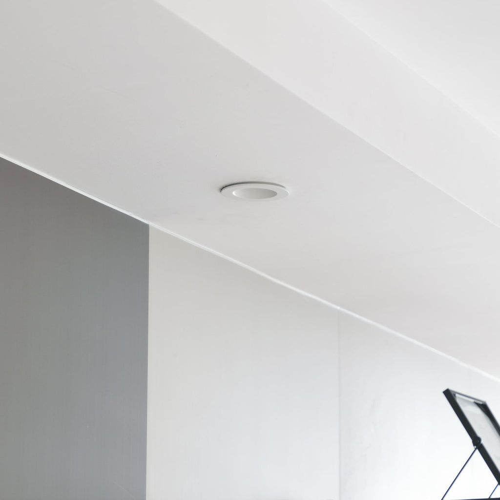 LED innbyggingsspot Aryx dimbar hvit Ø8,2 cm 2700K IP65 detalj