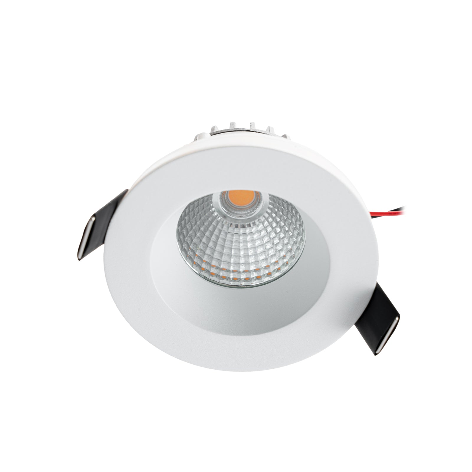 LED innbyggingsspot Aryx dimbar hvit Ø8,2 cm 2700K IP65 lys i rom