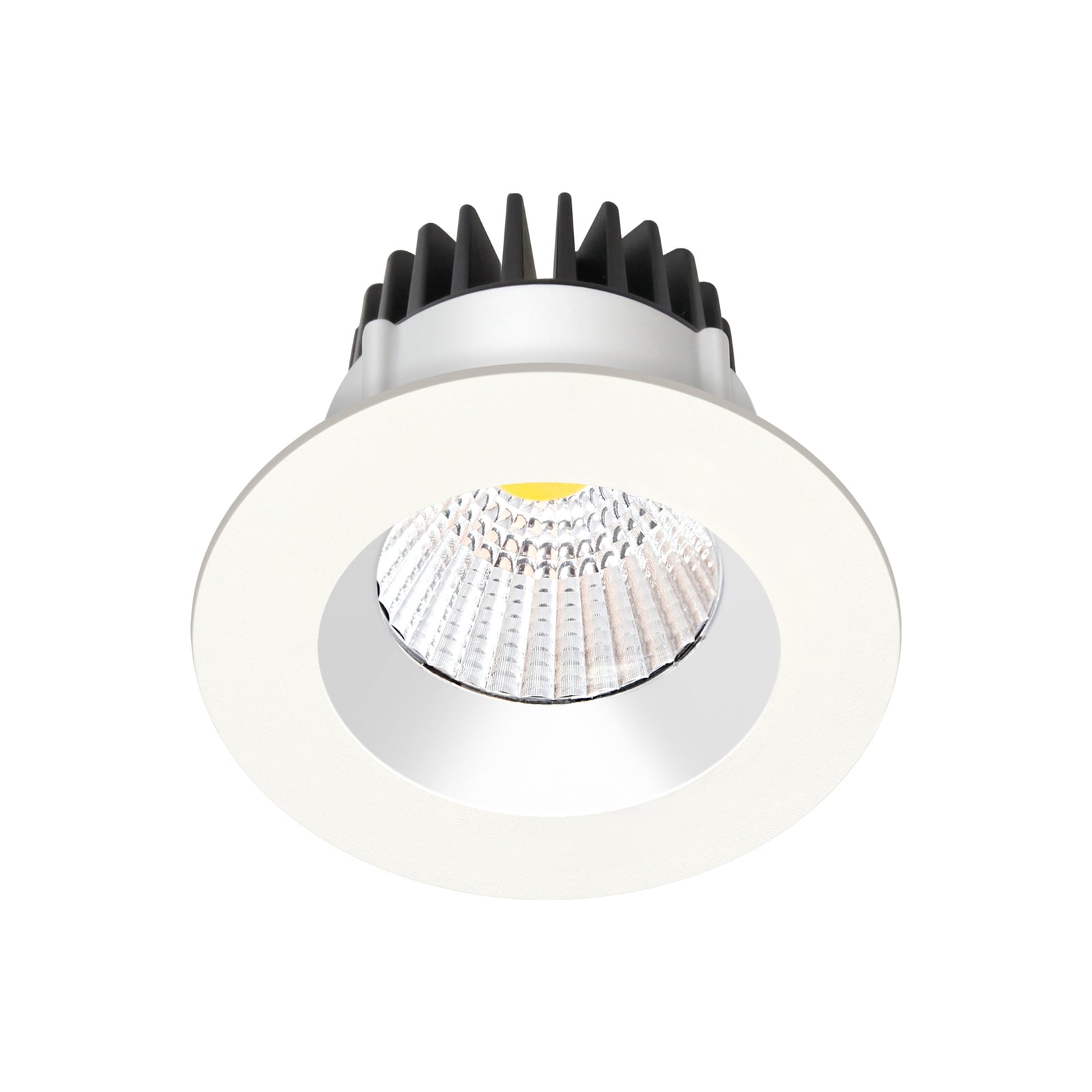 LED innbyggingsspot Aryx hvit 6W 4000K dimbar IP65 forside