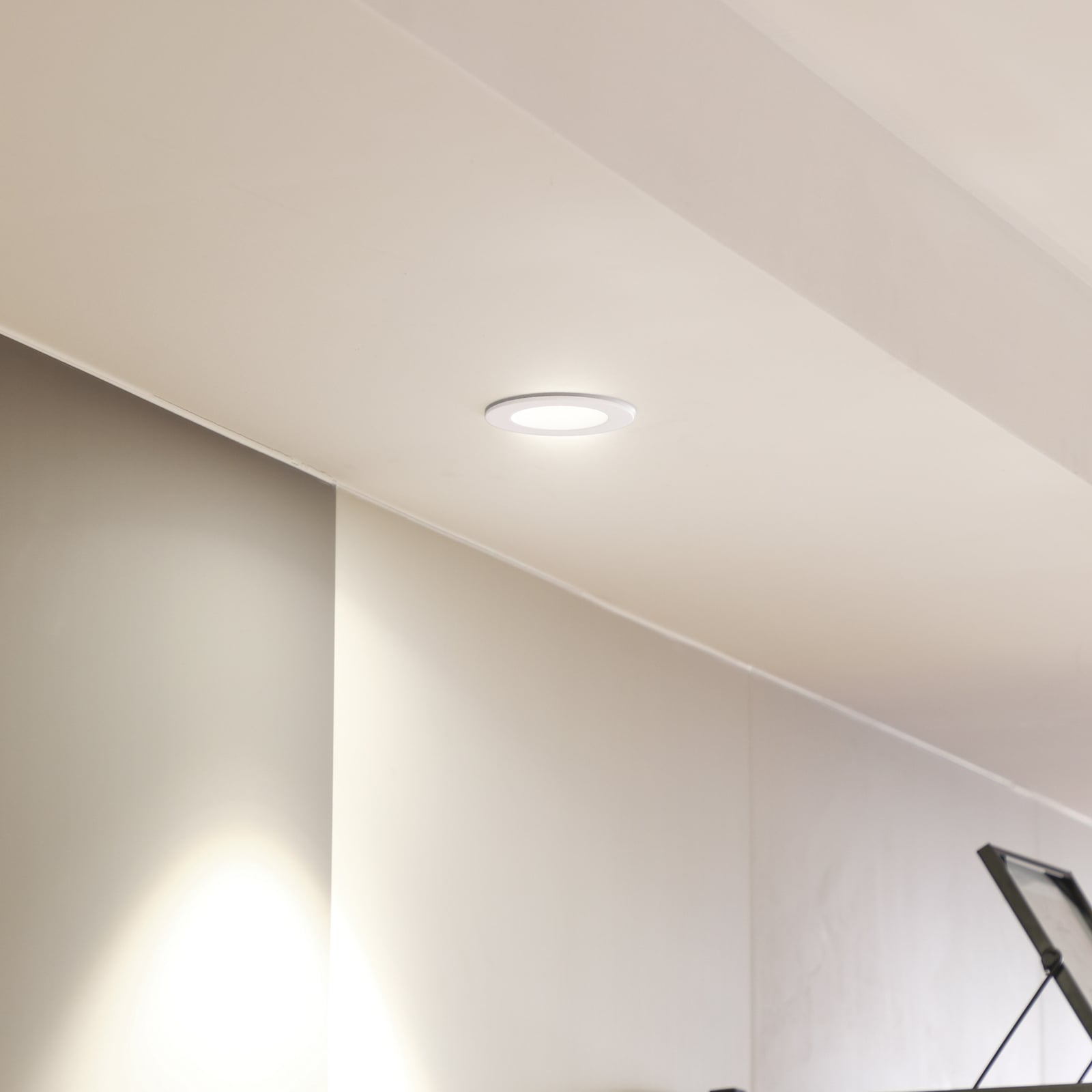 LED innbyggingsspot Aryx hvit 6W 4000K dimbar IP65 bakside