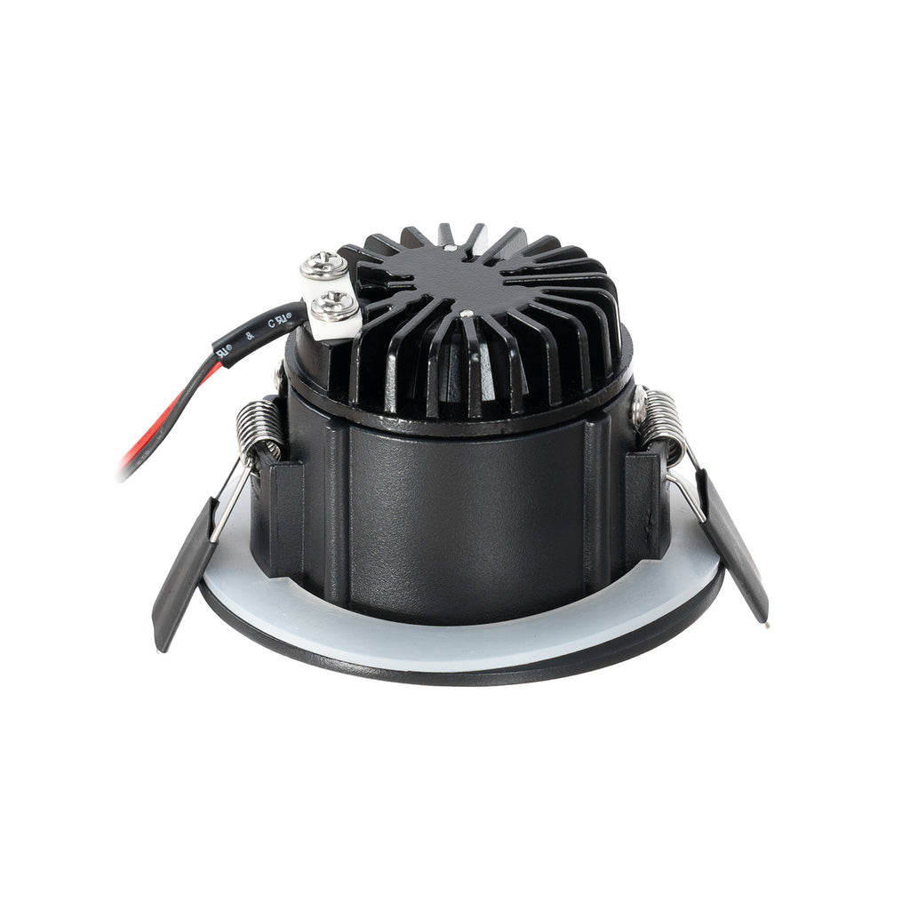 LED innbyggingsspot Aryx svart dimbar installasjon