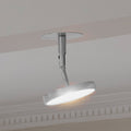 LED innbyggingsspot Asteria Spot Ø12 cm polert stål forfra