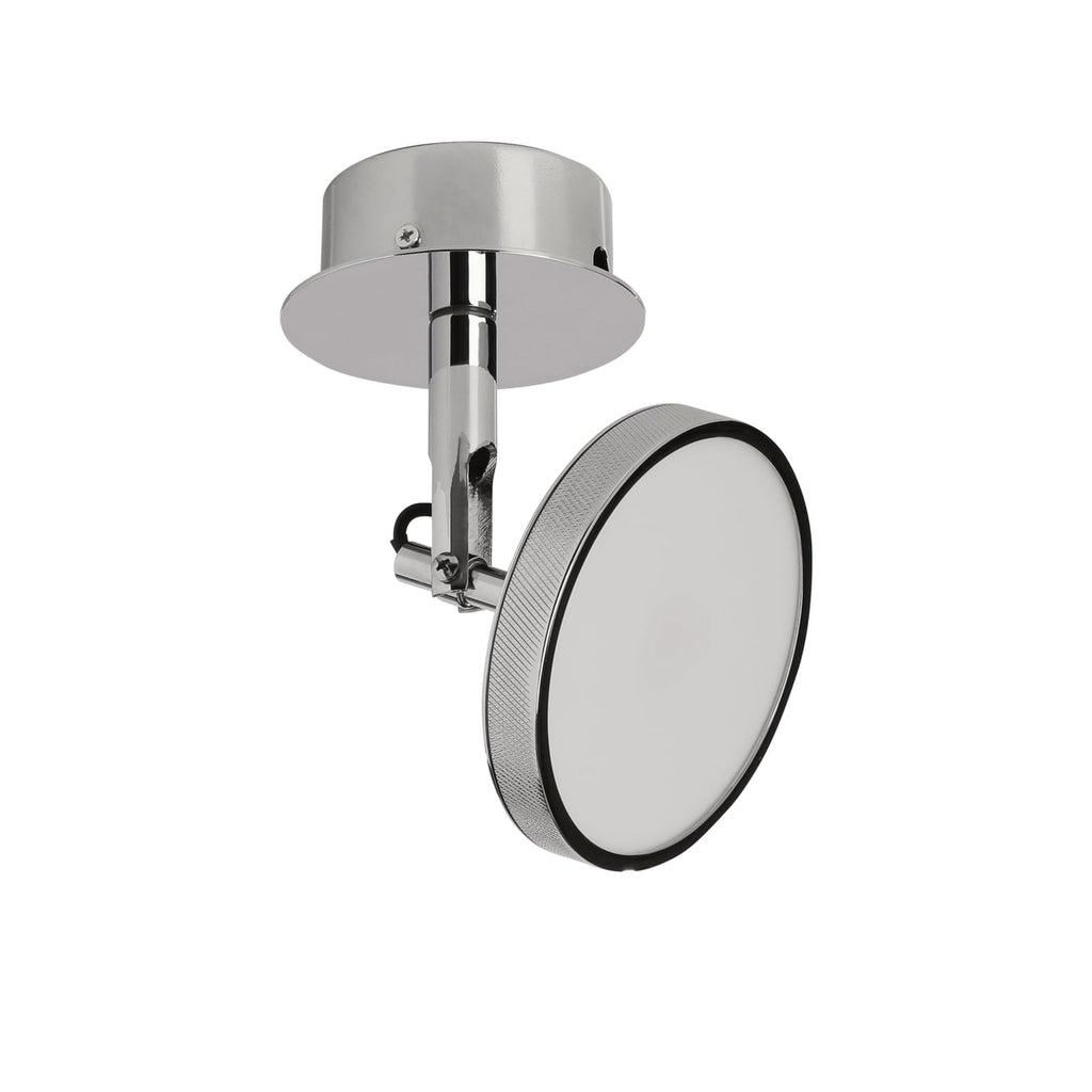 Detalj av LED innbyggingsspot Asteria Spot Ø12 cm polert stål