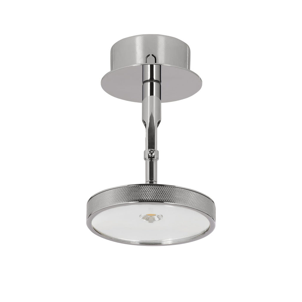 LED innbyggingsspot Asteria Spot Ø12 cm polert stål med justerbart hode
