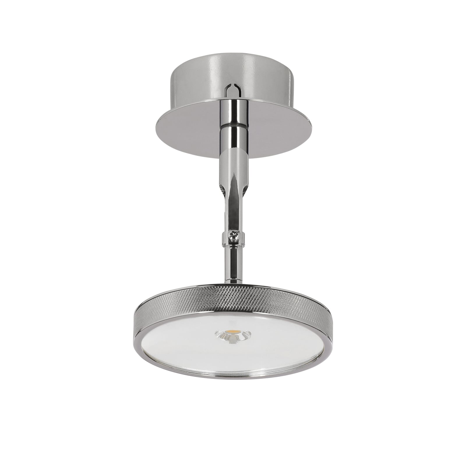 LED innbyggingsspot Asteria Spot Ø12 cm polert stål med justerbart hode