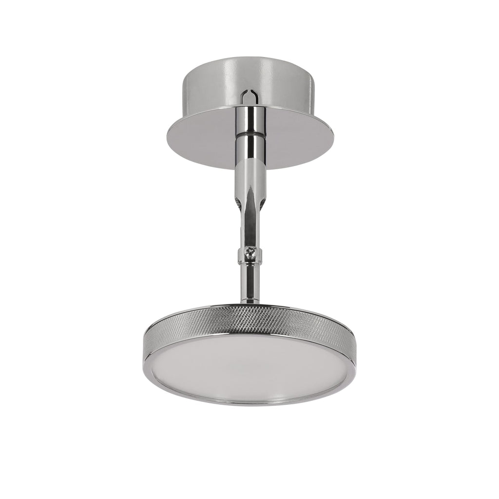 LED innbyggingsspot Asteria Spot Ø12 cm polert stål monteringsboks