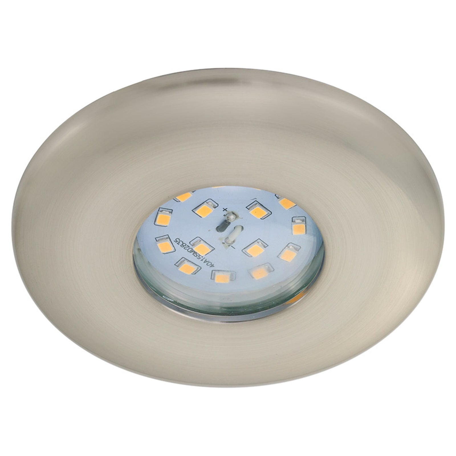 LED innbyggingsspot Attach One matt nikkel IP65 5W bakside