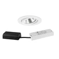 LED innbyggingsspot BB03 DALI dimbar hvit Ø8,2 cm forfra