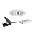 LED innbyggingsspot BB03 dimbar hvit forfra