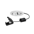 LED innbyggingsspot BB03 svingbar hvit matt Ø8,2 cm foran