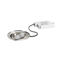 LED innbyggingsspot BB09 dimbar rustfritt stål forfra