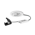 LED innbyggingsspot BB09 dimbar svingbar hvit foran