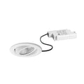 LED innbyggingsspot BB09 hvit dimbar svingbar 6W 3000K forfra