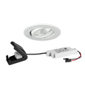LED innbyggingsspot BB18 dim-to-warm dimbar hvit matt 6W forfra