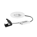 LED innbyggingsspot BB20 IP65 dimbar hvit Ø8,5 cm 7W forfra
