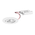LED innbyggingsspot BB23 dimbar IP65 hvit matt 7W 3000K forfra
