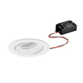 LED innbyggingsspot BB35 rund 7W varmhvit hvit forfra