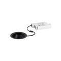LED innbyggingsspot Binato dimbar svart matt 6W 3000K forfra