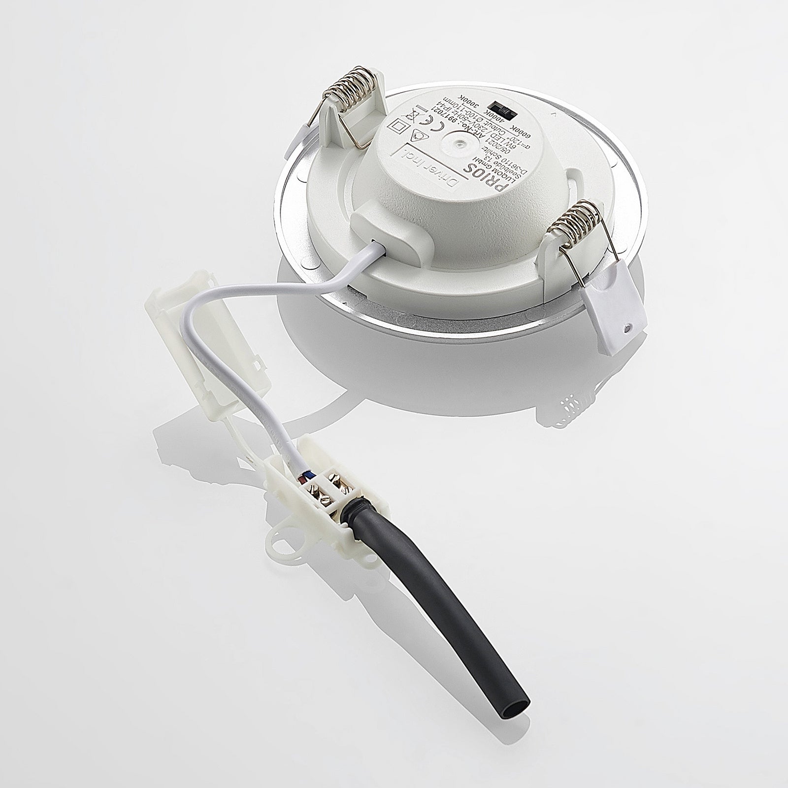 LED innbyggingsspot Cadance 10-pack sølv dimbar IP44 merking