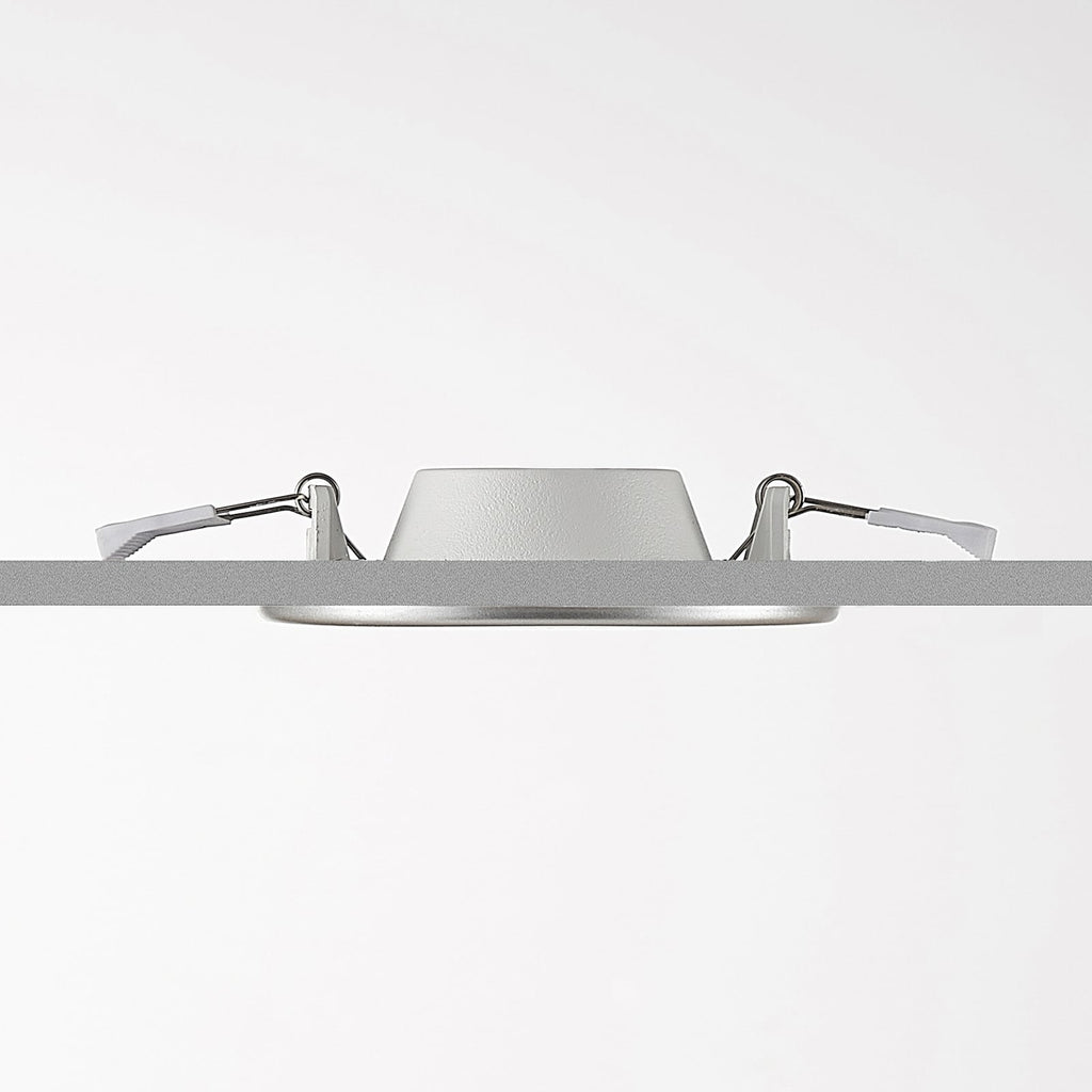 LED innbyggingsspot Cadance 10-pack sølv dimbar side