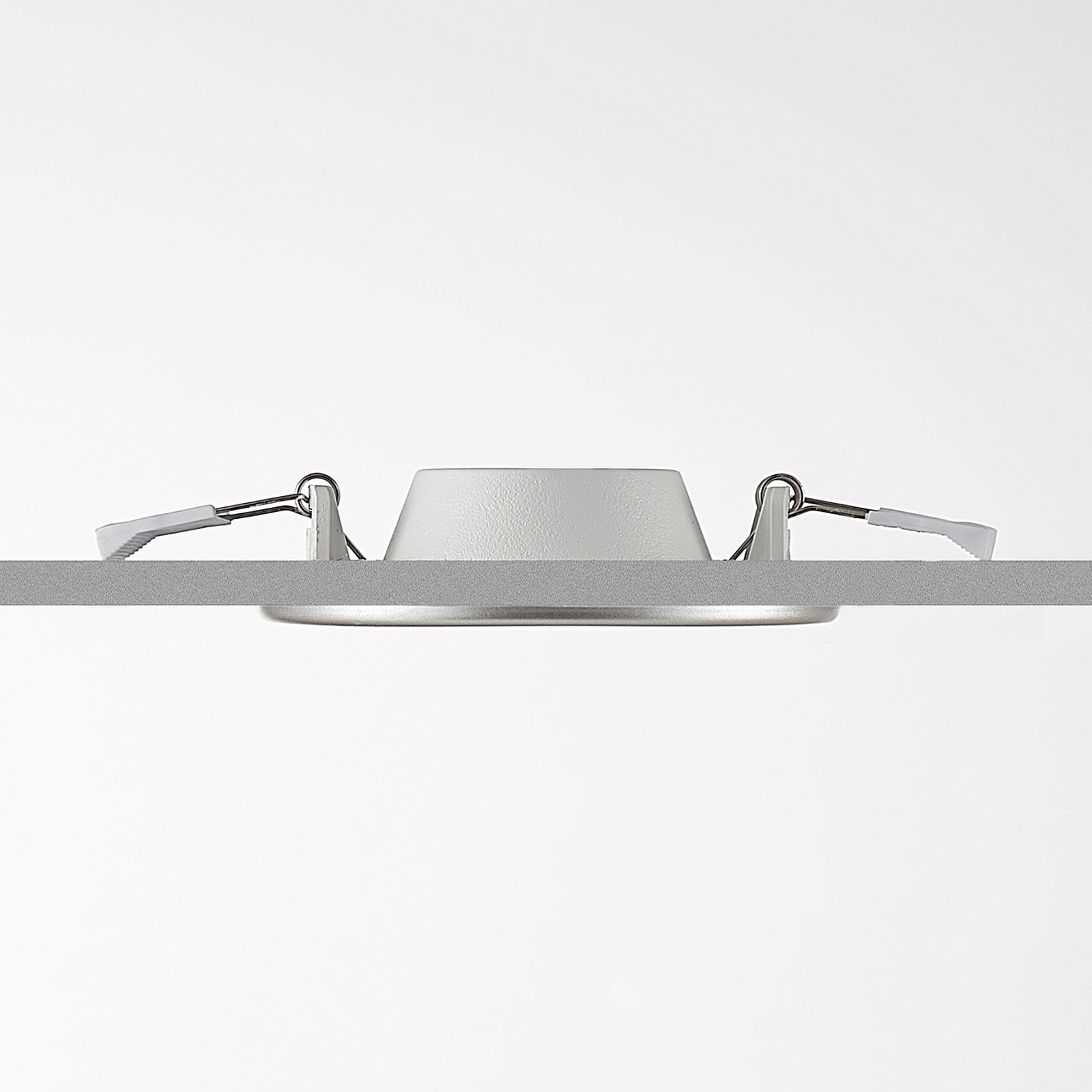 LED innbyggingsspot Cadance 10-pack sølv dimbar side