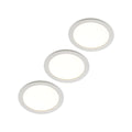 LED innbyggingsspot Cadance dimbar hvit Ø24 cm CCT IP44 forfra