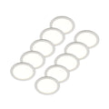 LED innbyggingsspot Cadance hvit dimbar CCT IP44 Ø24 cm forfra