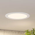 LED innbyggingsspot Cadance hvit dimbar CCT Ø24 cm IP44 forfra