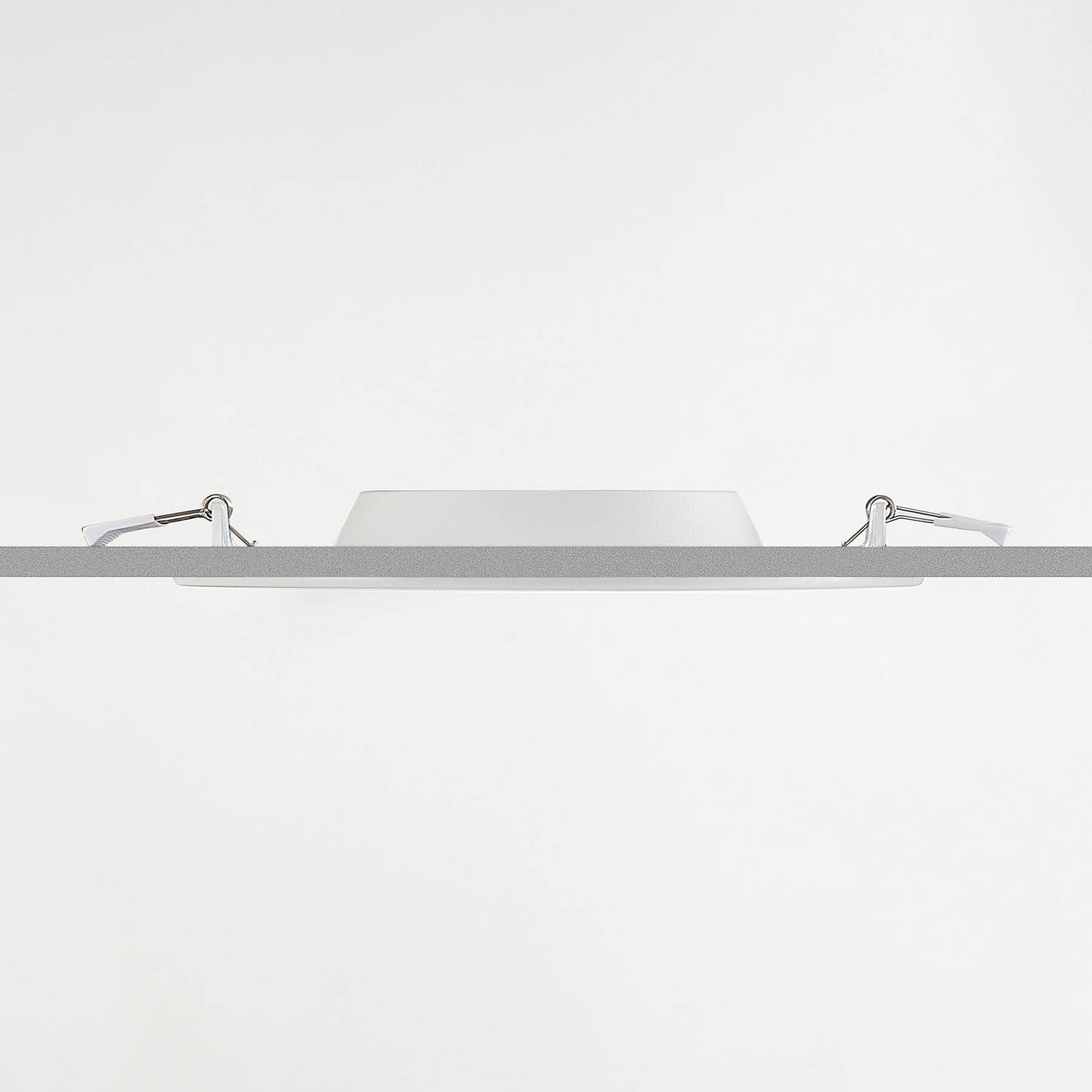 LED innbyggingsspot Cadance hvit dimbar CCT Ø24 cm IP44 med dimmer