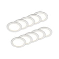 LED innbyggingsspot Cadance hvit Ø17 cm CCT IP44 forfra