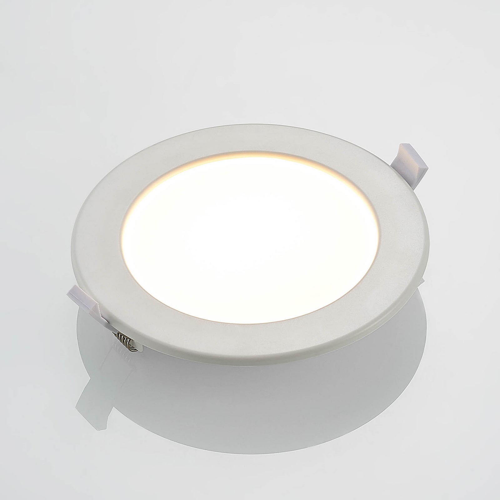 LED innbyggingsspot Cadance hvit Ø17 cm dimbar lysdetalj