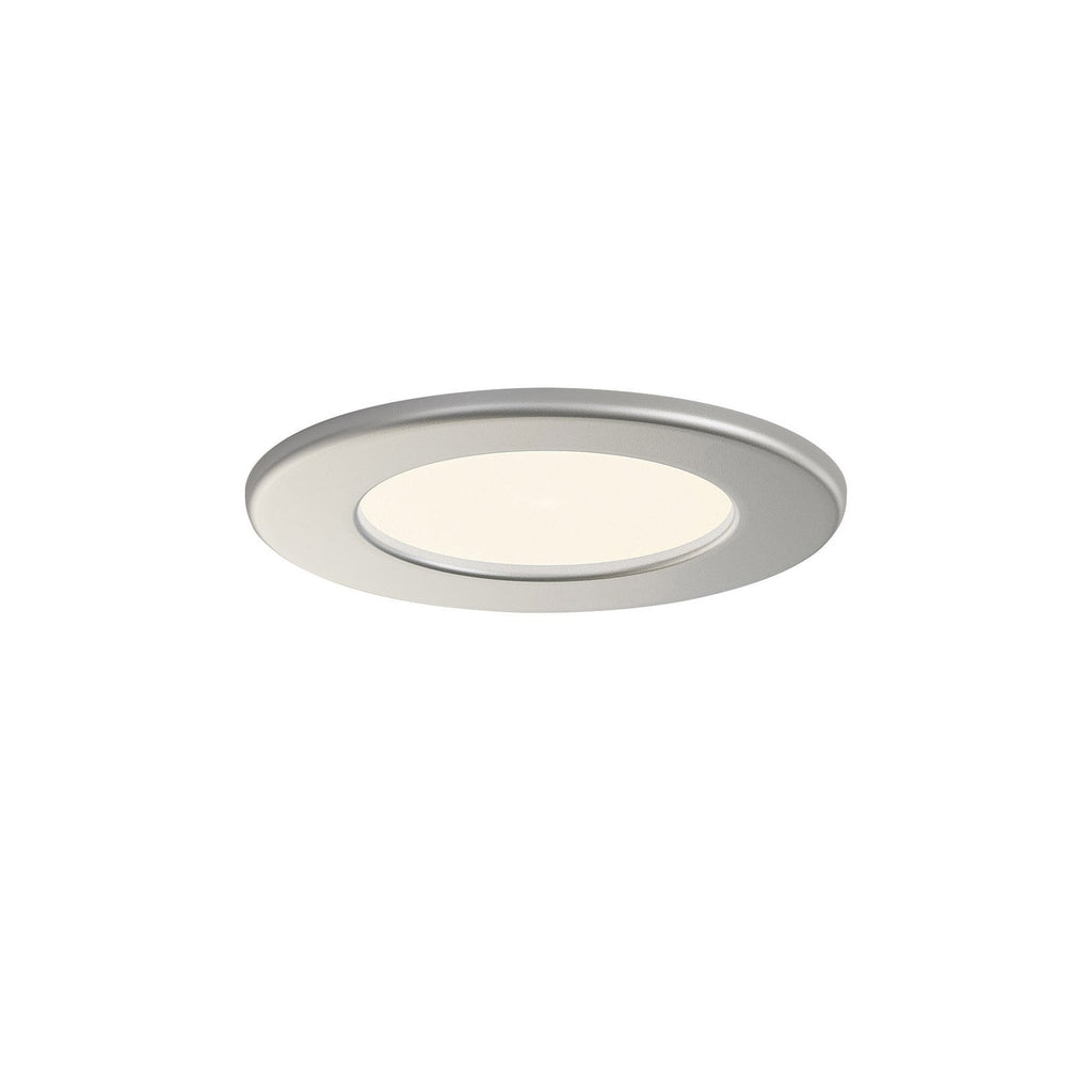LED innbyggingsspot Cadance sølv 3-sett dimbar CCT IP44 nærbilde