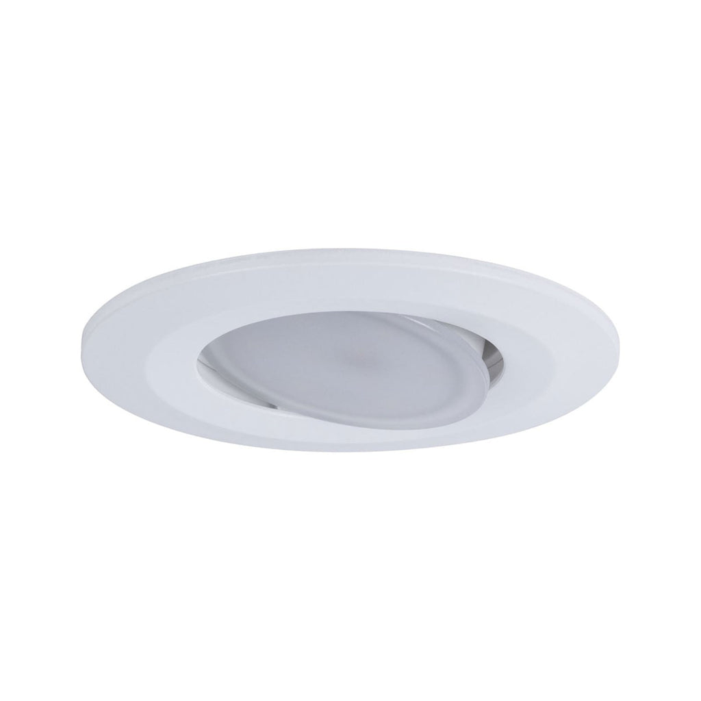 Detalj av LED innbyggingsspot Calla dimbar 10-pack hvit Ø9 cm IP65