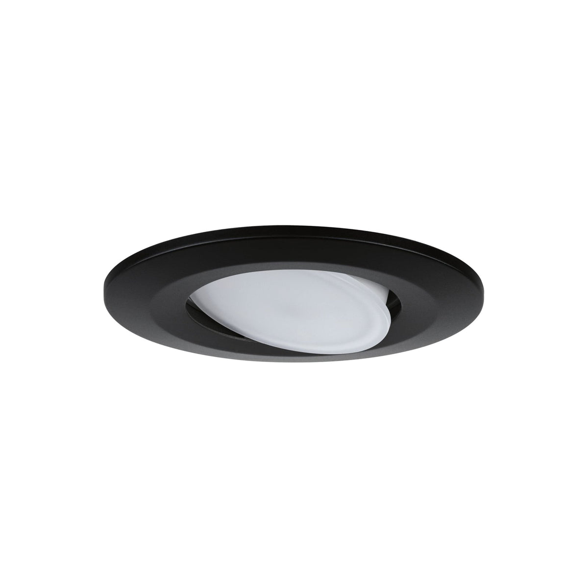 LED innbyggingsspot Calla 10-pk svart svingbar 4000K IP65 forfra