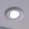 LED innbyggingsspot Calla 3-pk svingbar krom IP65 CCT forfra