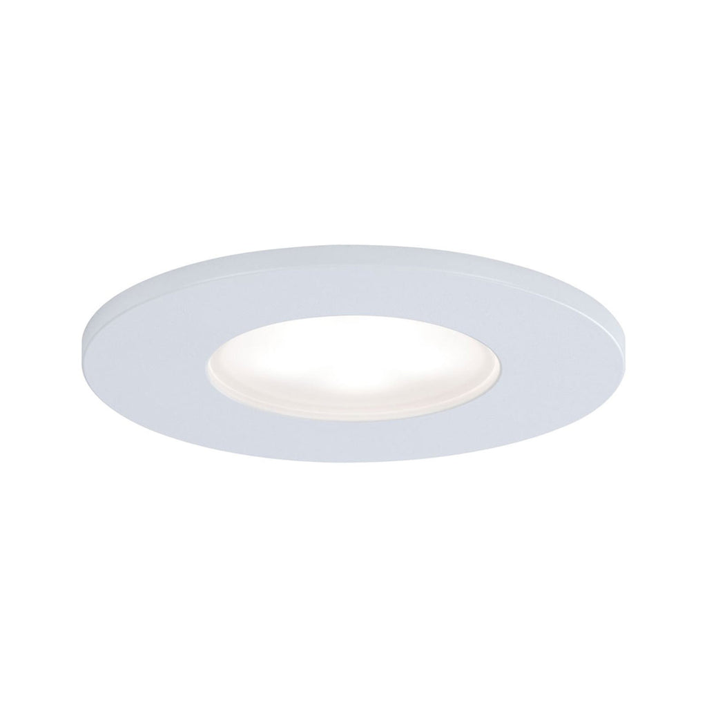 LED innbyggingsspot Calla fast hvit IP65 Ø9 cm 5W forfra