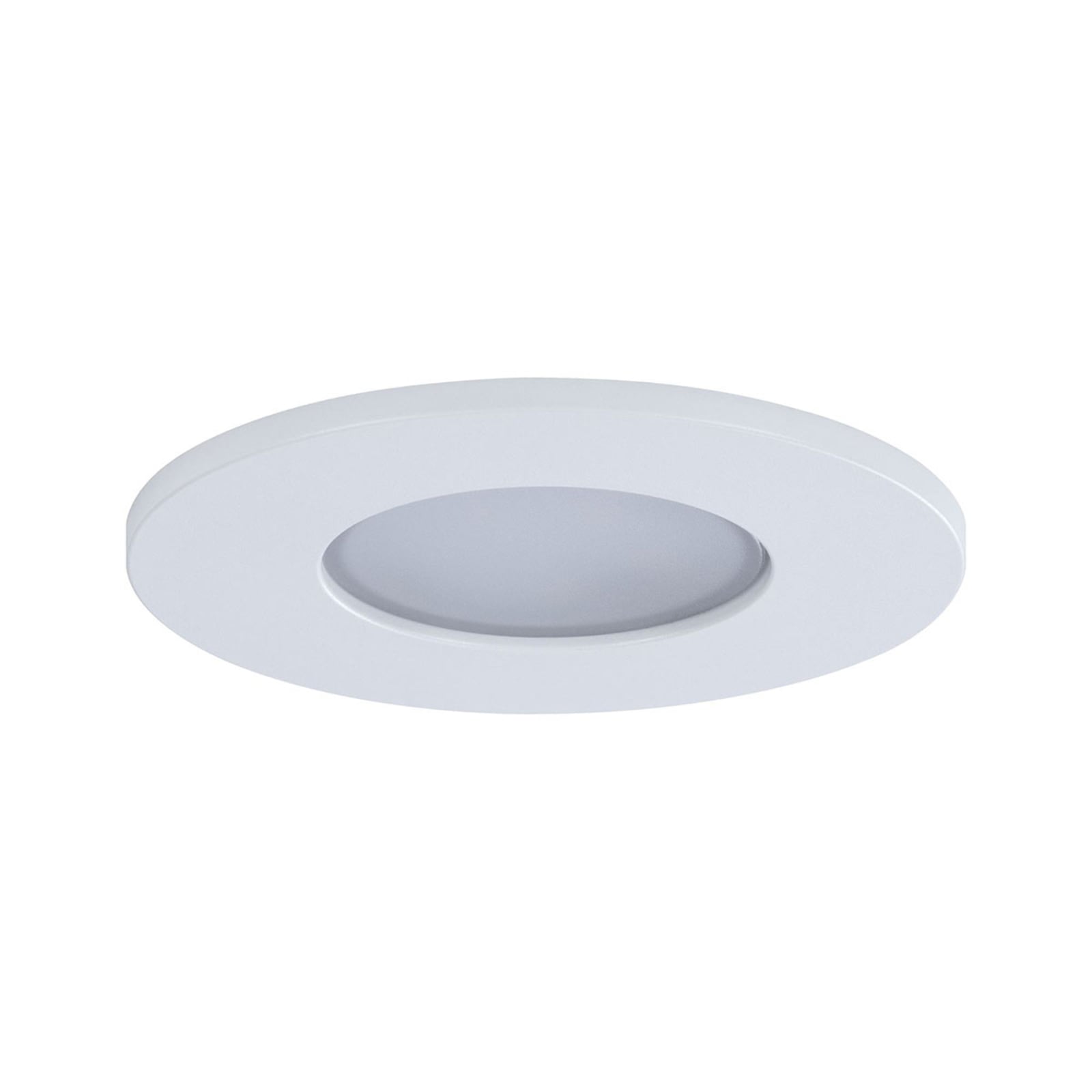 LED innbyggingsspot Calla fast hvit IP65 Ø9 cm 5W bakside