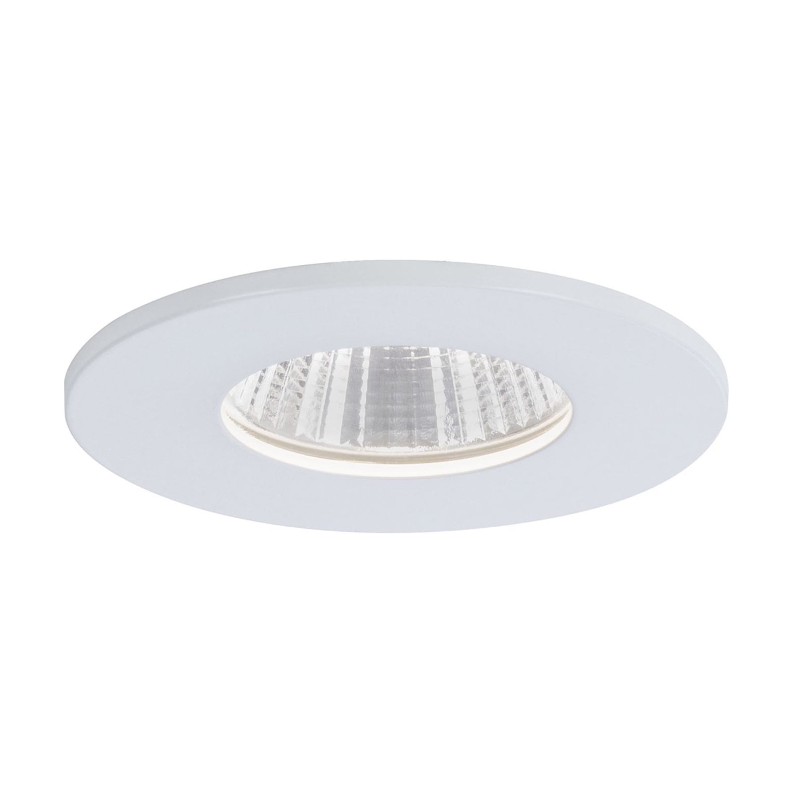 LED innbyggingsspot Calla hvit Ø8 cm 7W 4000K IP44 forfra