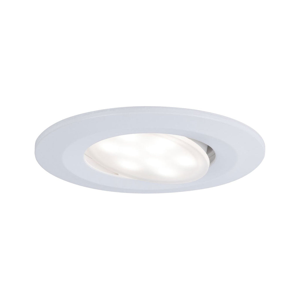 LED innbyggingsspot Calla svingbar 3-pack hvit IP65 Ø9 cm bakside