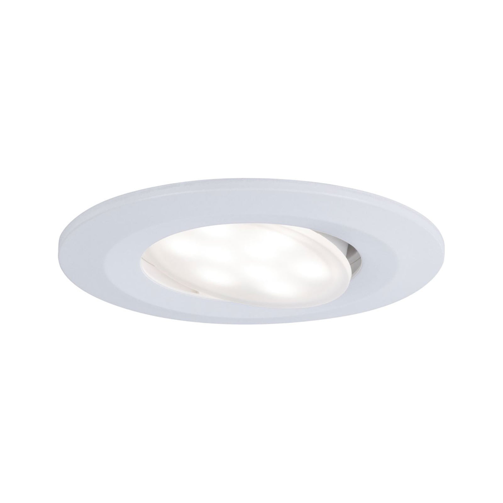 LED innbyggingsspot Calla svingbar 3-pack hvit IP65 Ø9 cm bakside